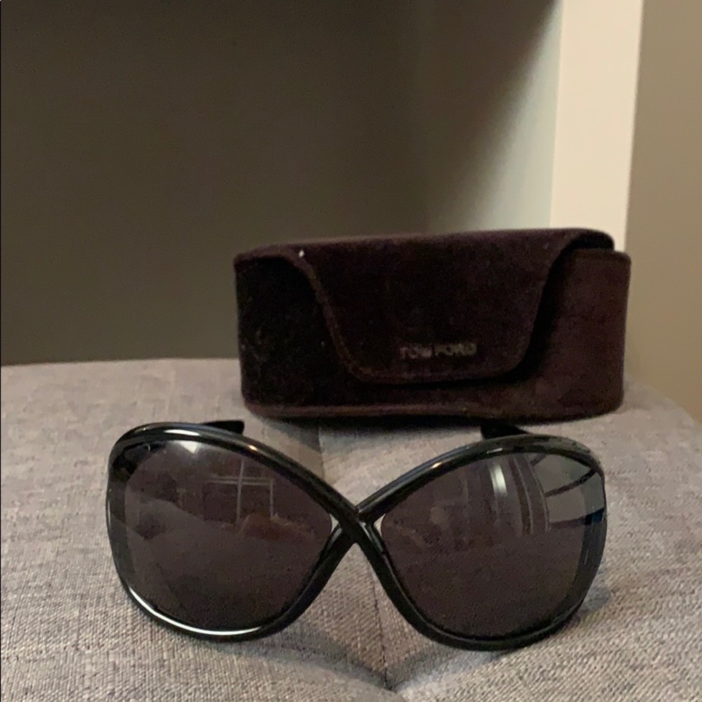 Tom Ford Whitney oversized sunglasses (black)